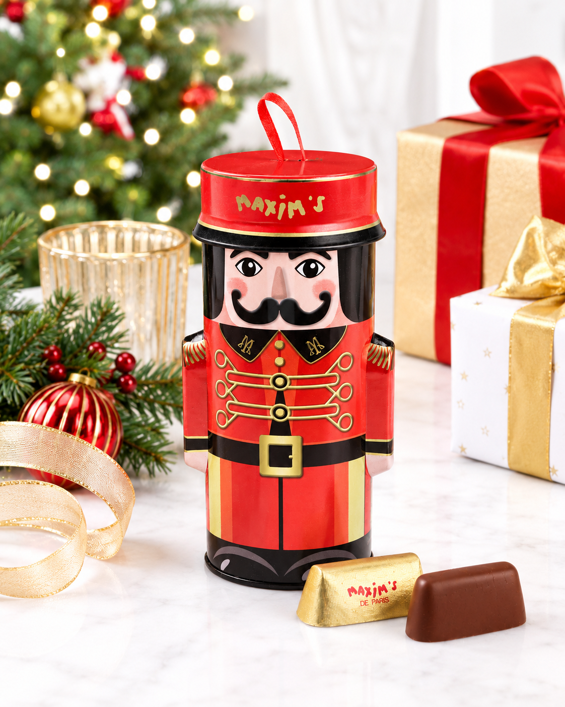 Maxim's Bell Boy Tin Chocolates