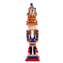 Patriotic Music Box Hat Nutcracker, 20"