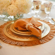 Mocha Velvet Placemat, 16.5" Round