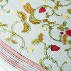 Strawberry Blue 90" Round Tablecloth
