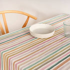 Summer Stripe 55x55" Coated Tablecloth