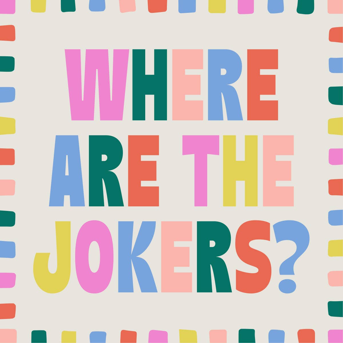 Mahjong Jokers Cocktail Napkins