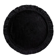 Black Velvet Placemat, 16.5" Round