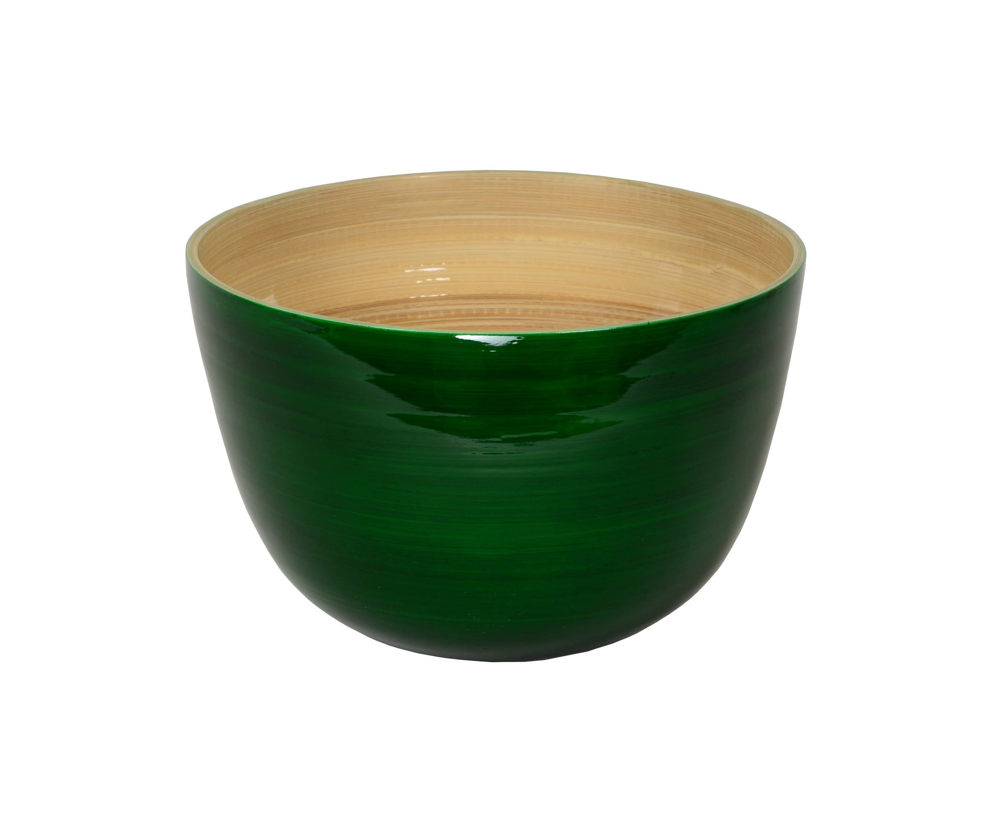 Bamboo Serving Bowl: White