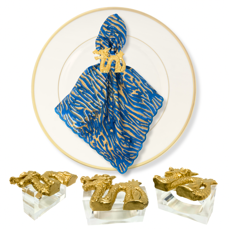 Dragon Napkin Rings, S/4