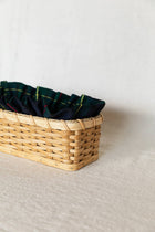 Amish Cracker Basket with Tartan Lining