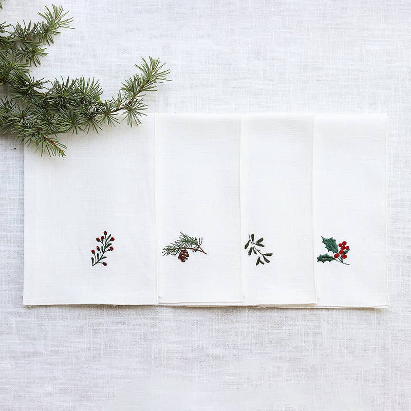 Forest Holiday Napkins, Set of 4