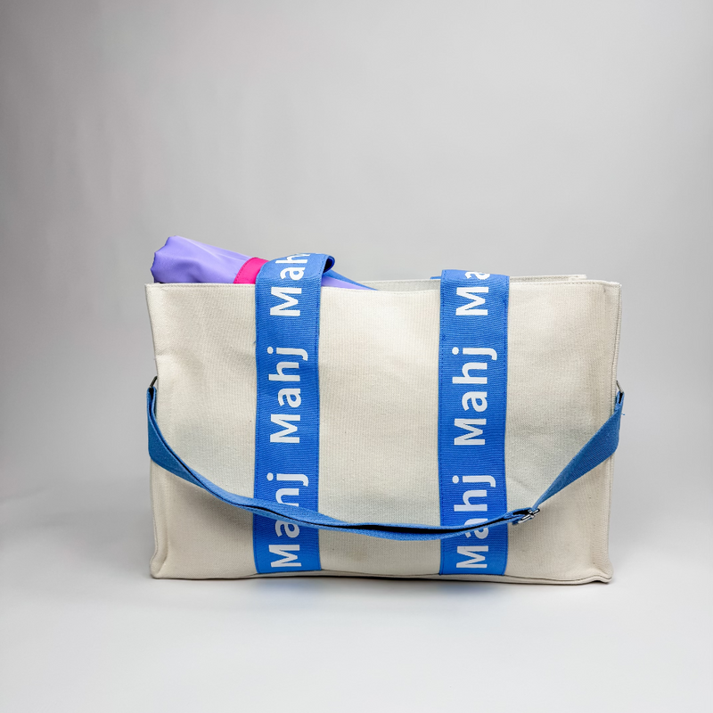 Mahj It All Bag, Light Blue