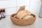 Round Rattan Bowl
