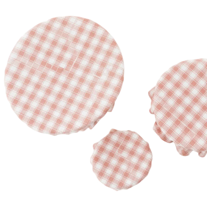 Blush Reversible Basket Liner & Bowl Cover