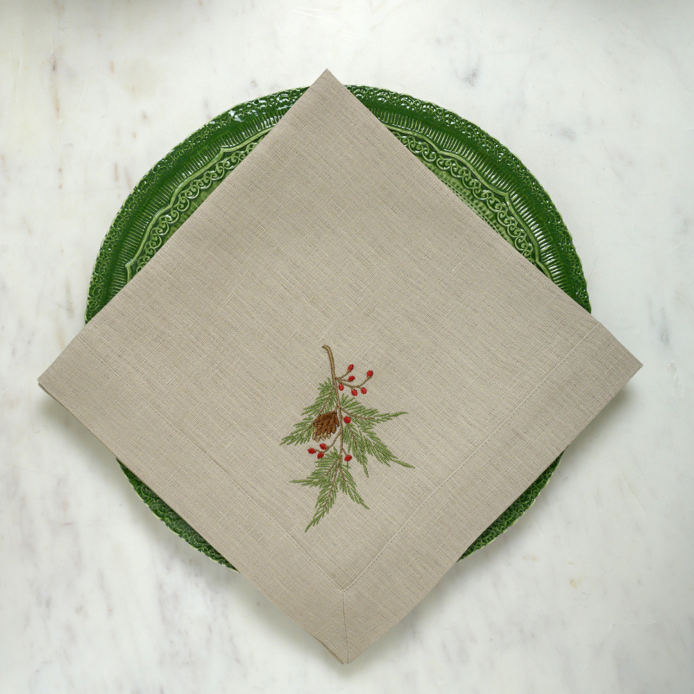 Natale Pine Napkins
