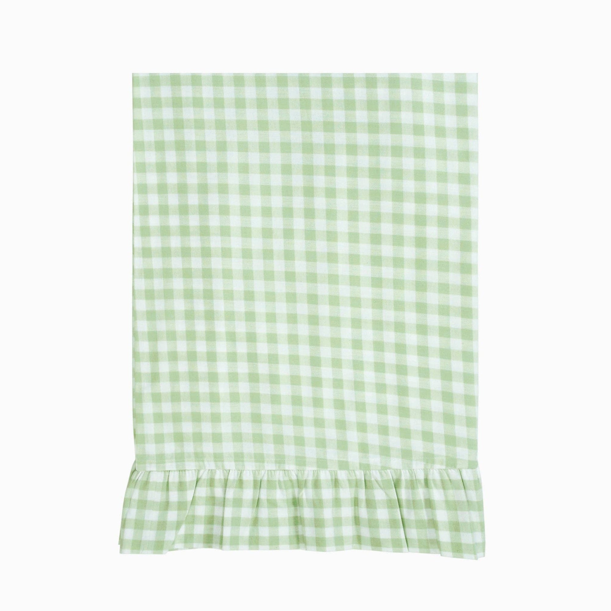 Green Gingham 80x120" Tablecloth