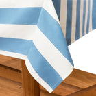 St. Tropez 59" x 86" Blue Stripes French Tablecloth