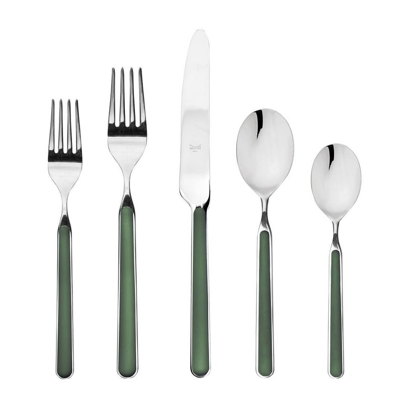 Fantasia Forest Green Flatware Set