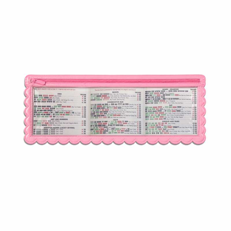 Pink Mahj Cabana Card Holder, Standard Card