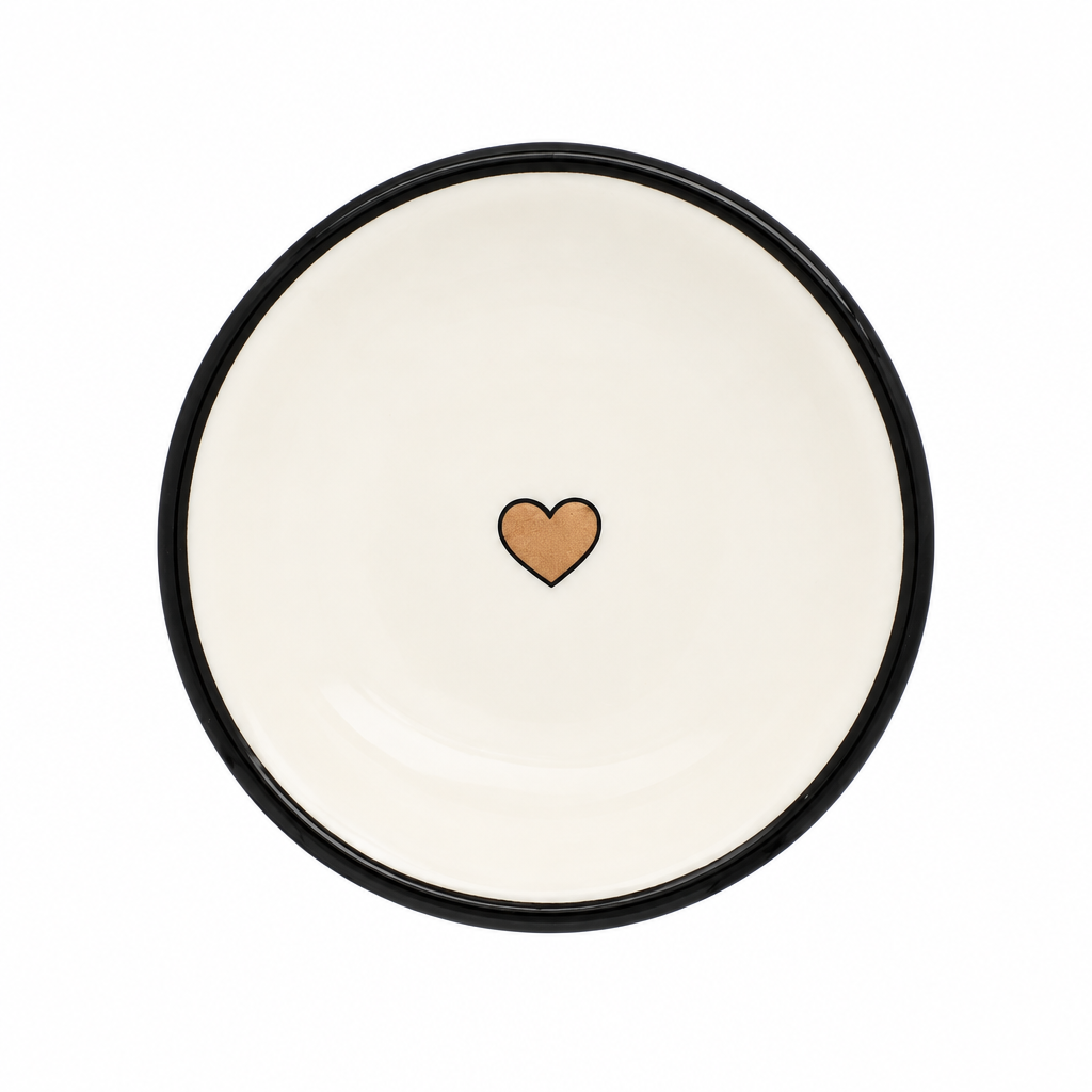 Gold Heart Ring Tray