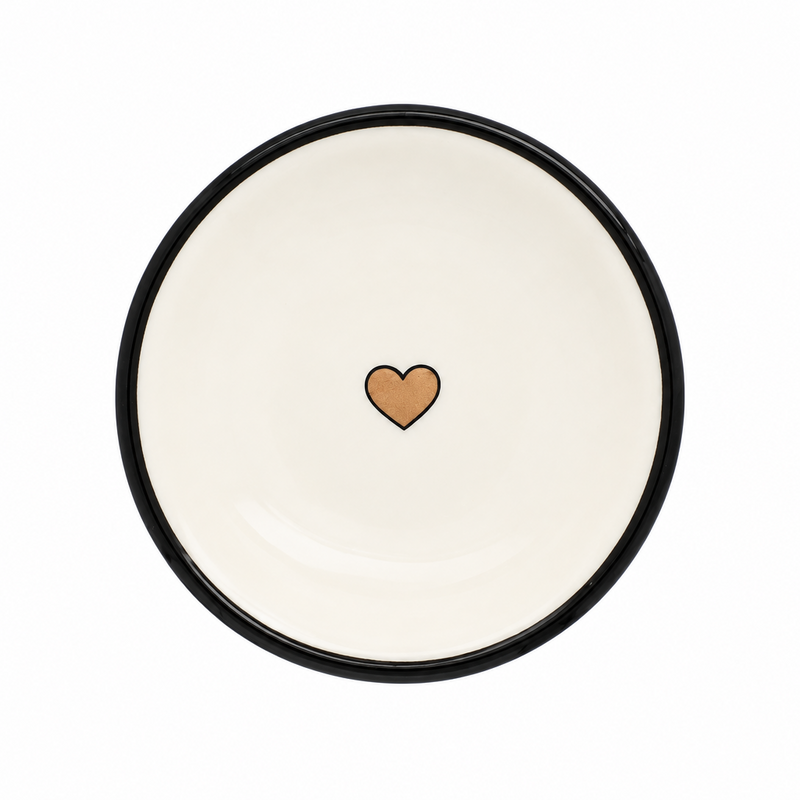 Gold Heart Ring Tray