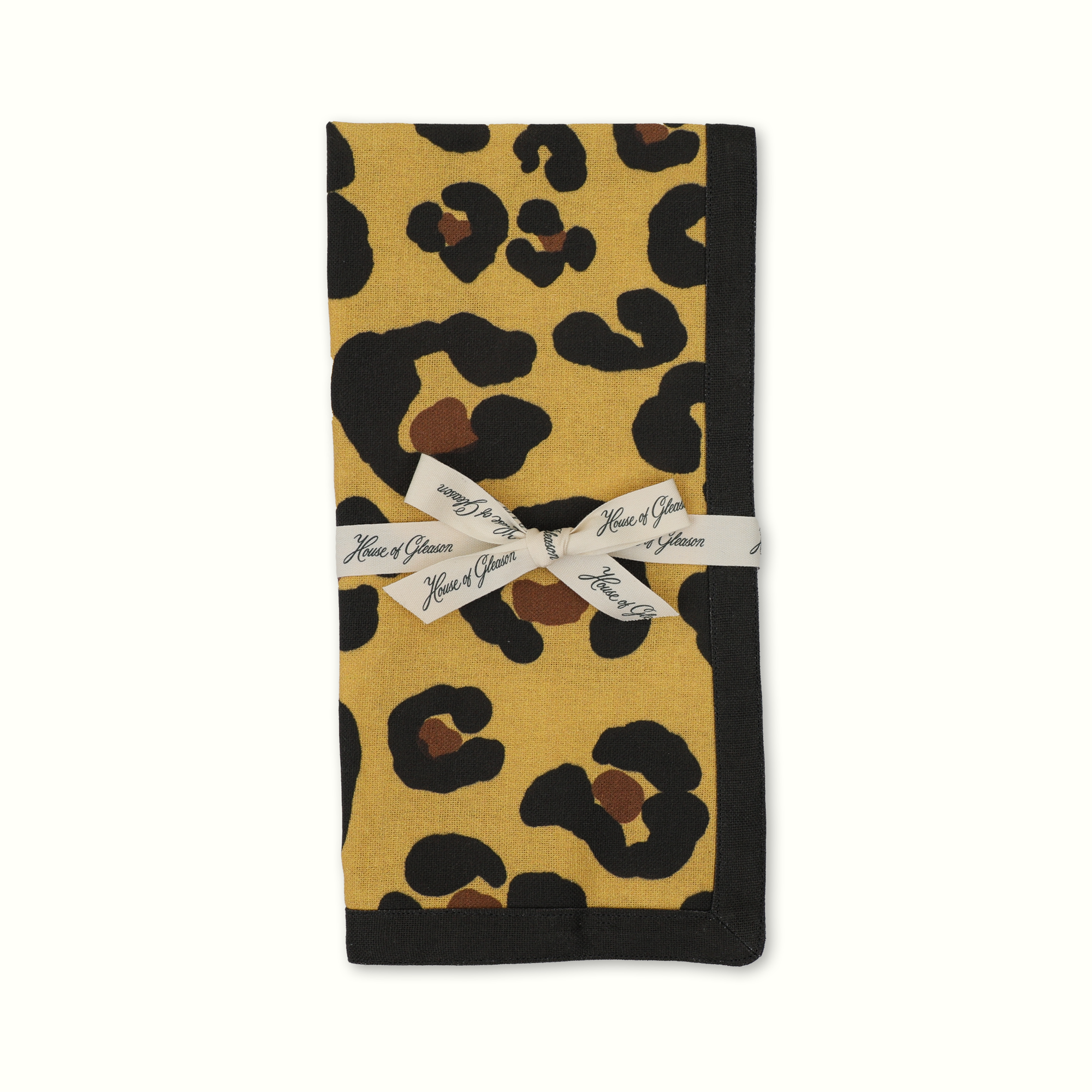 Animal Print Cotton Napkins - Set of 4