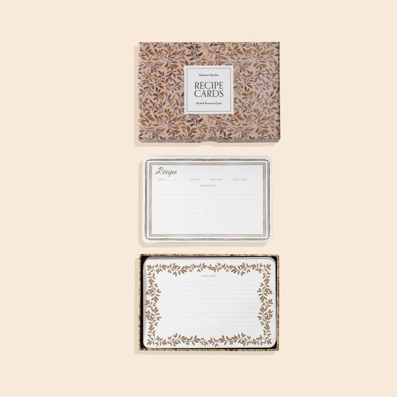 Autumnal Recipe Cards
