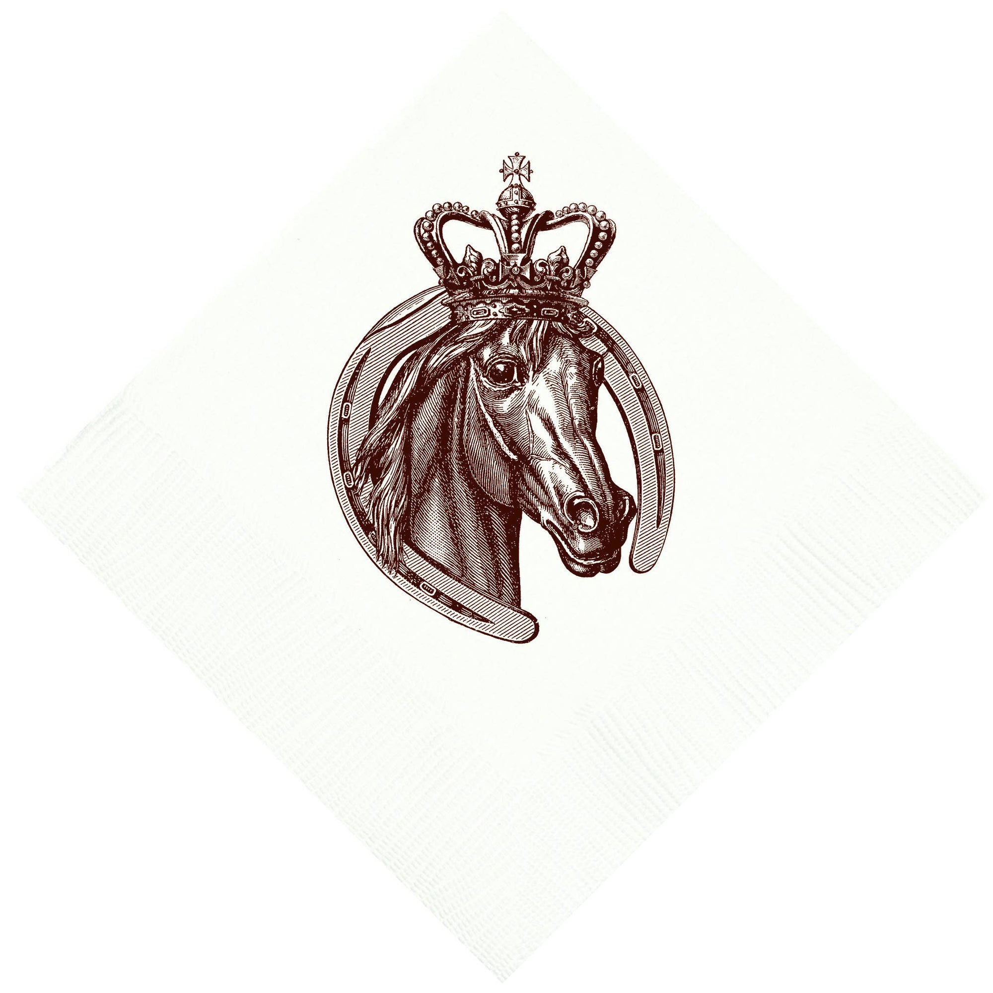 Royal Horse Beverage Napkins