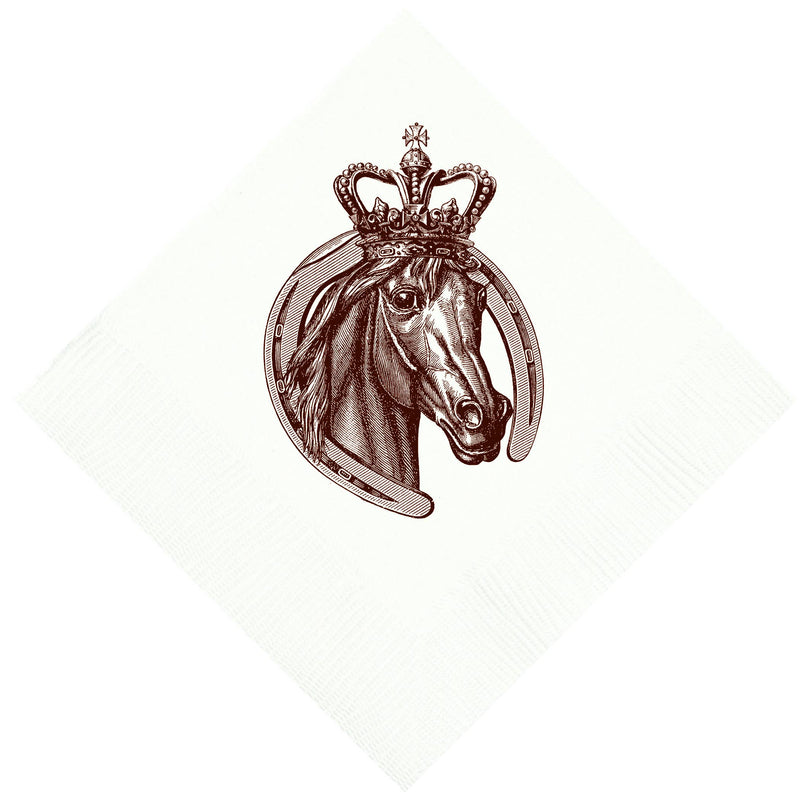 Royal Horse Beverage Napkins