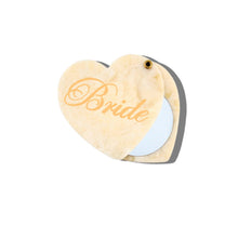 Bride Heart Compact Mirror