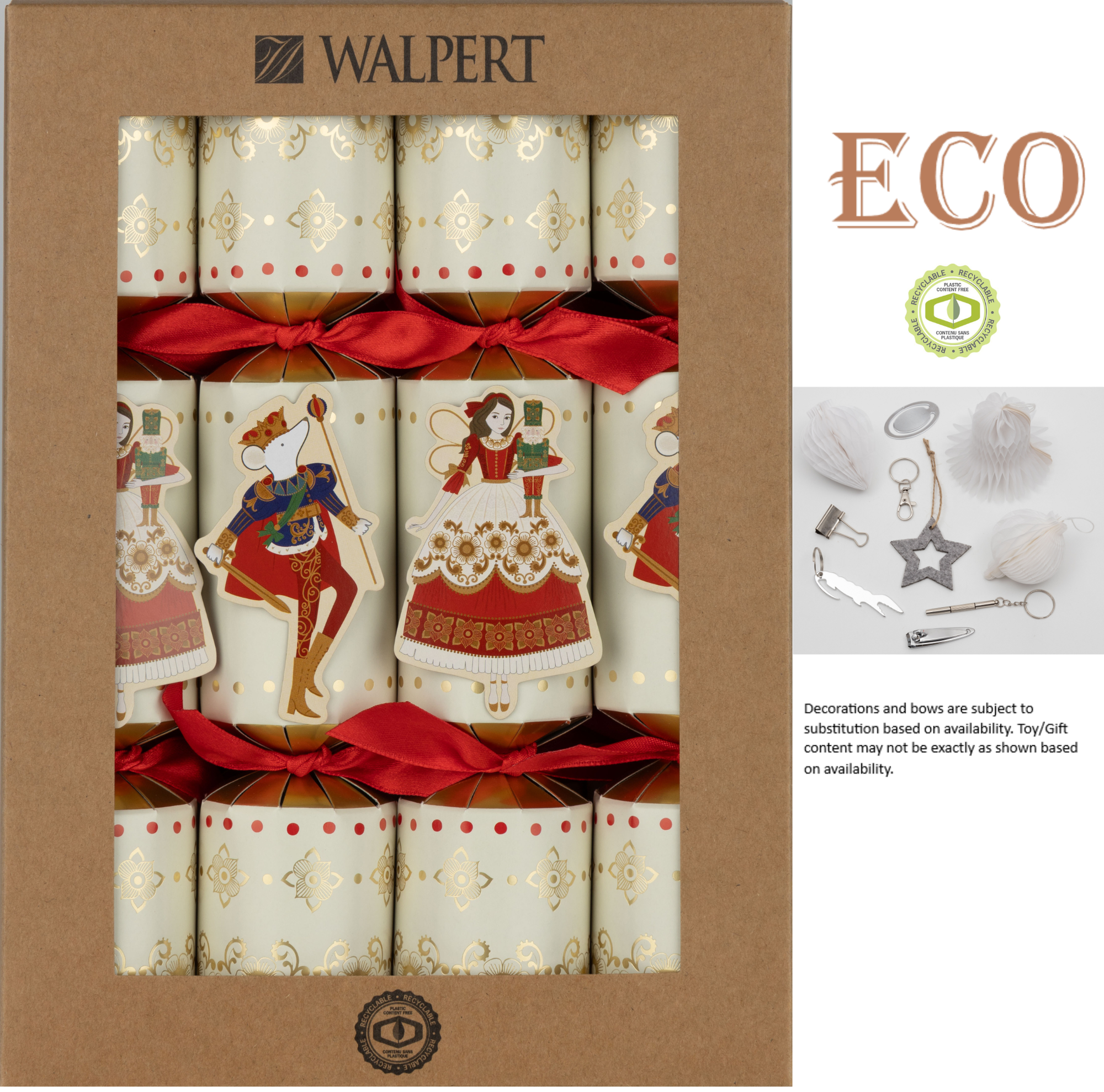 Nutcracker Crackers, Set of 8