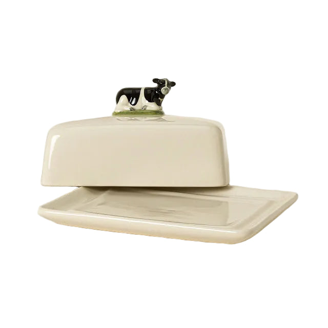 Fresian Cow Butter Dish