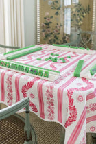 Boxwood Rose 53x53" Square Scalloped Edge