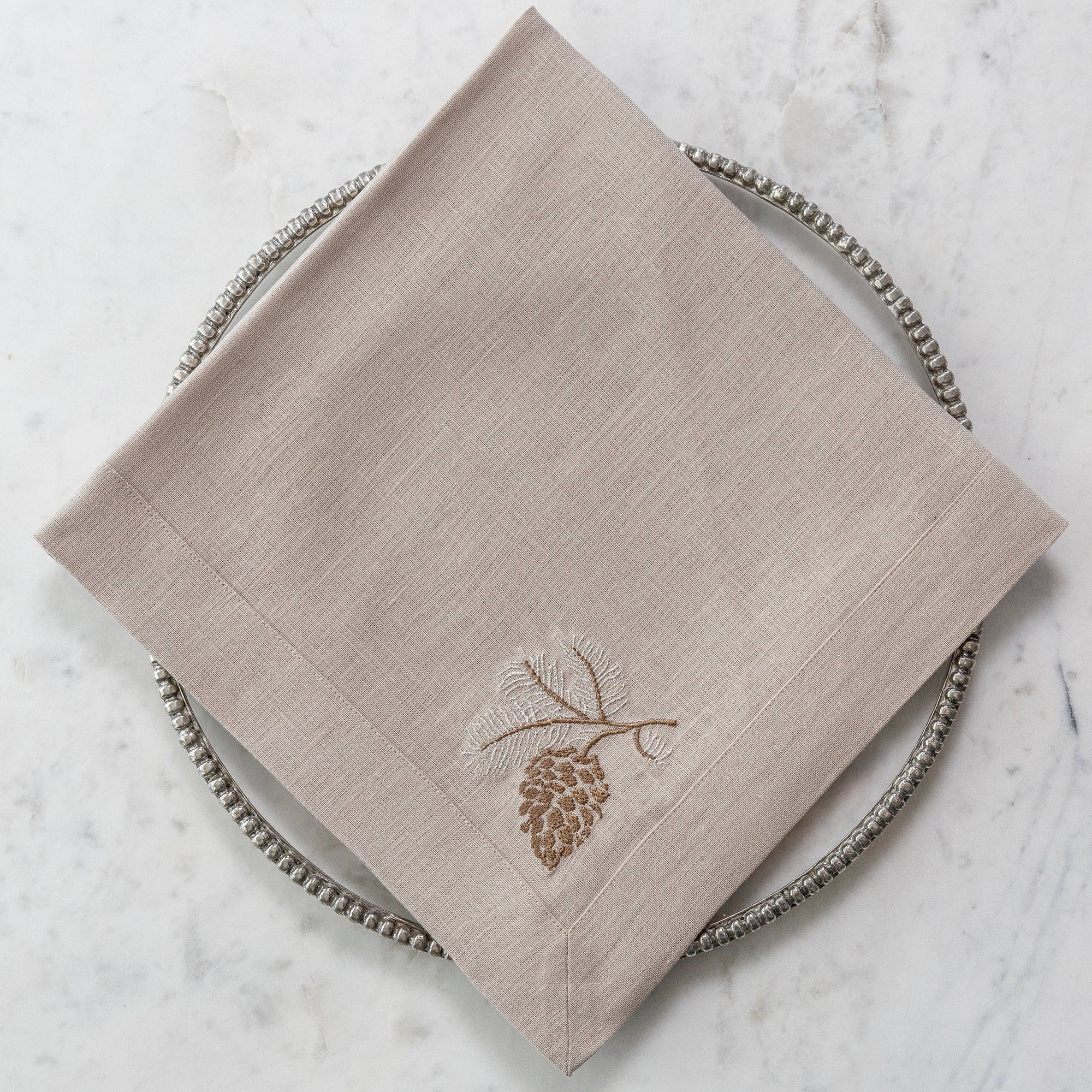 Pinecone Linen Napkin