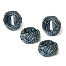 Blue Braided Napkin Ring