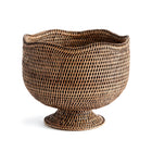 Rattan Footed Cachepot