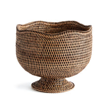 Rattan Footed Cachepot