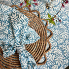 Garden Lake Blue Tablecloth,  120" Round