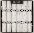 Silver Snowflakes Crackers, Set of 6