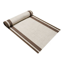 Natural & Chocolate Runner, 20x72"