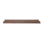 Chocolate Ratan Mahjong Racks & Straight Pusher