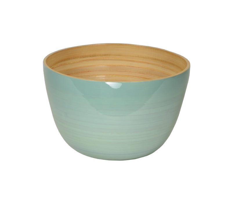 Bamboo Serving Bowl: Ice Blue