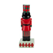 Hand-Painted Nutcracker Candle Holder