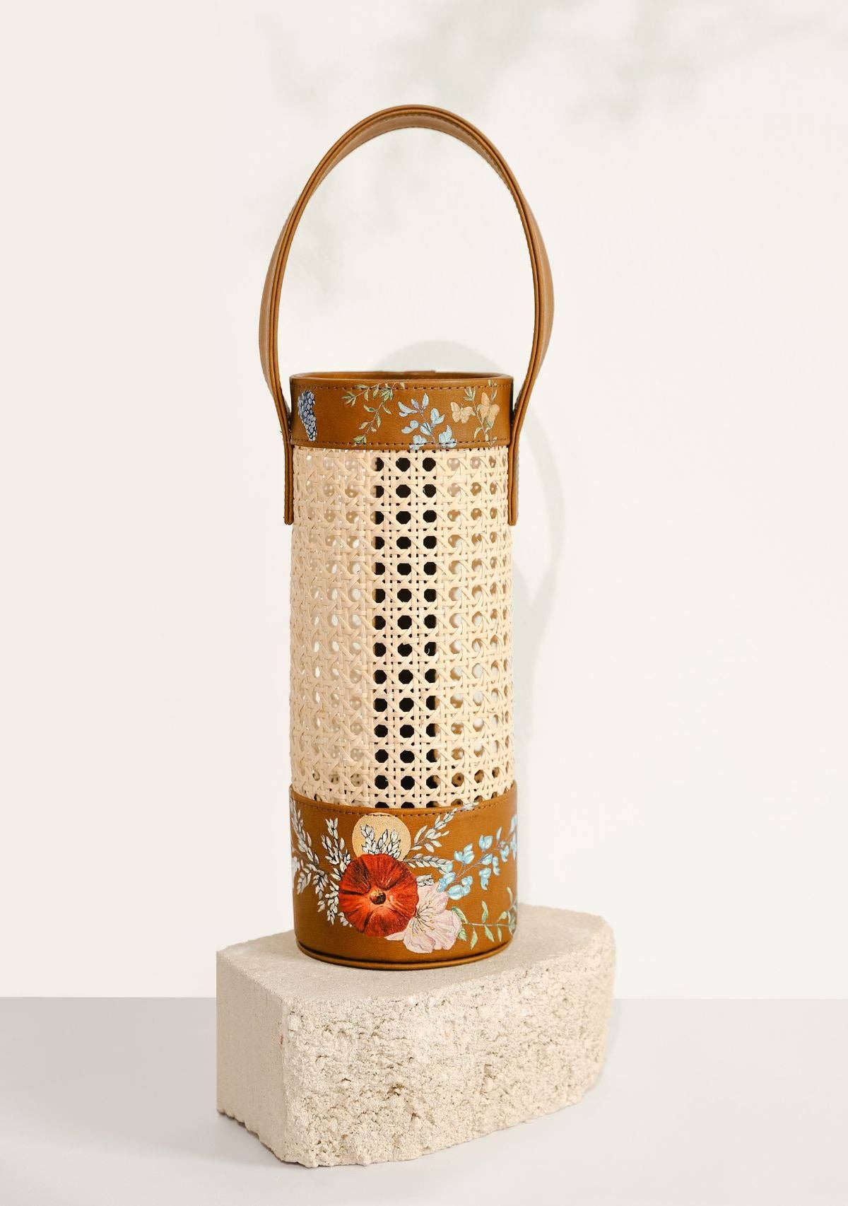 Handpainted Wine Bag