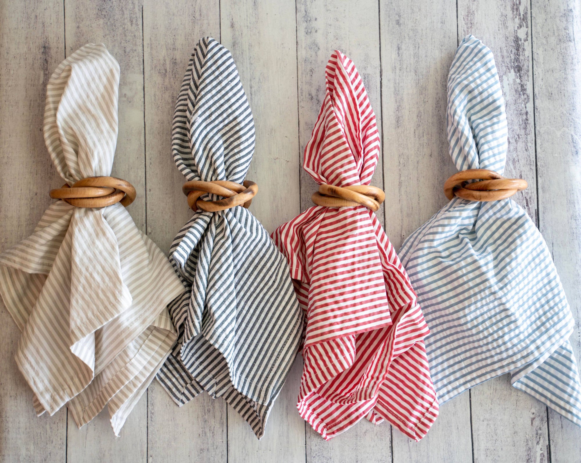 Wood Bangles Napkin Ring