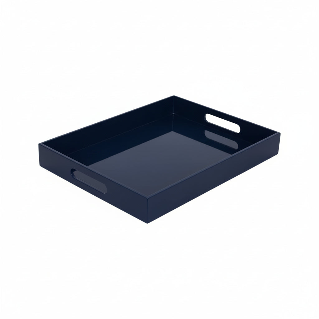 Rectangular Serving Tray, Navy