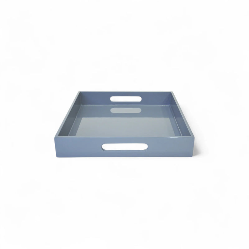 Dove Blue Square Serving Tray, Small