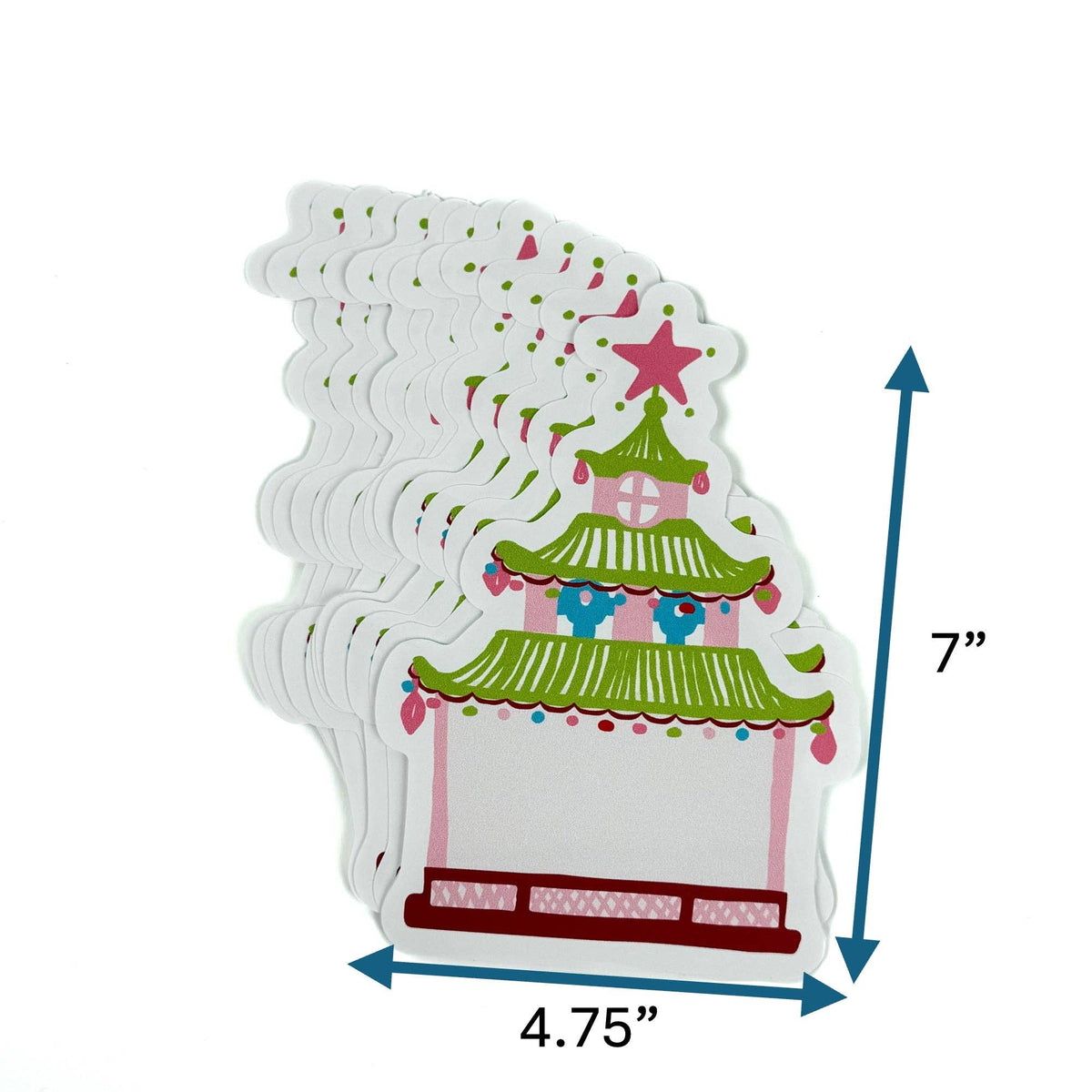 Pagoda Place Cards, Set of 12