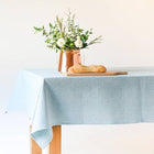 Dotted Tablecloth, Seafoam Blue