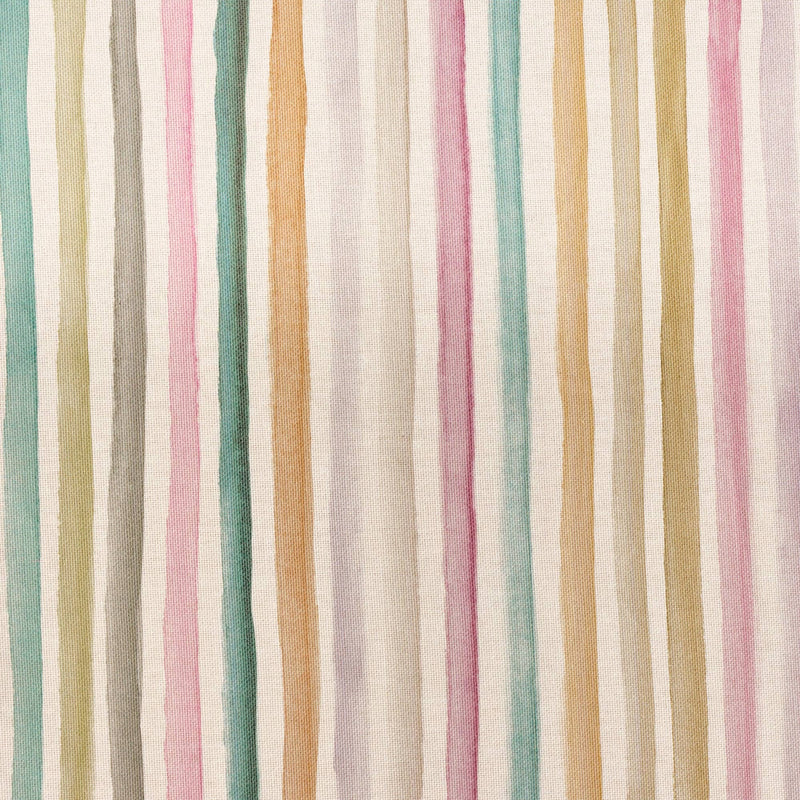 Summer Stripe 55x55" Coated Tablecloth