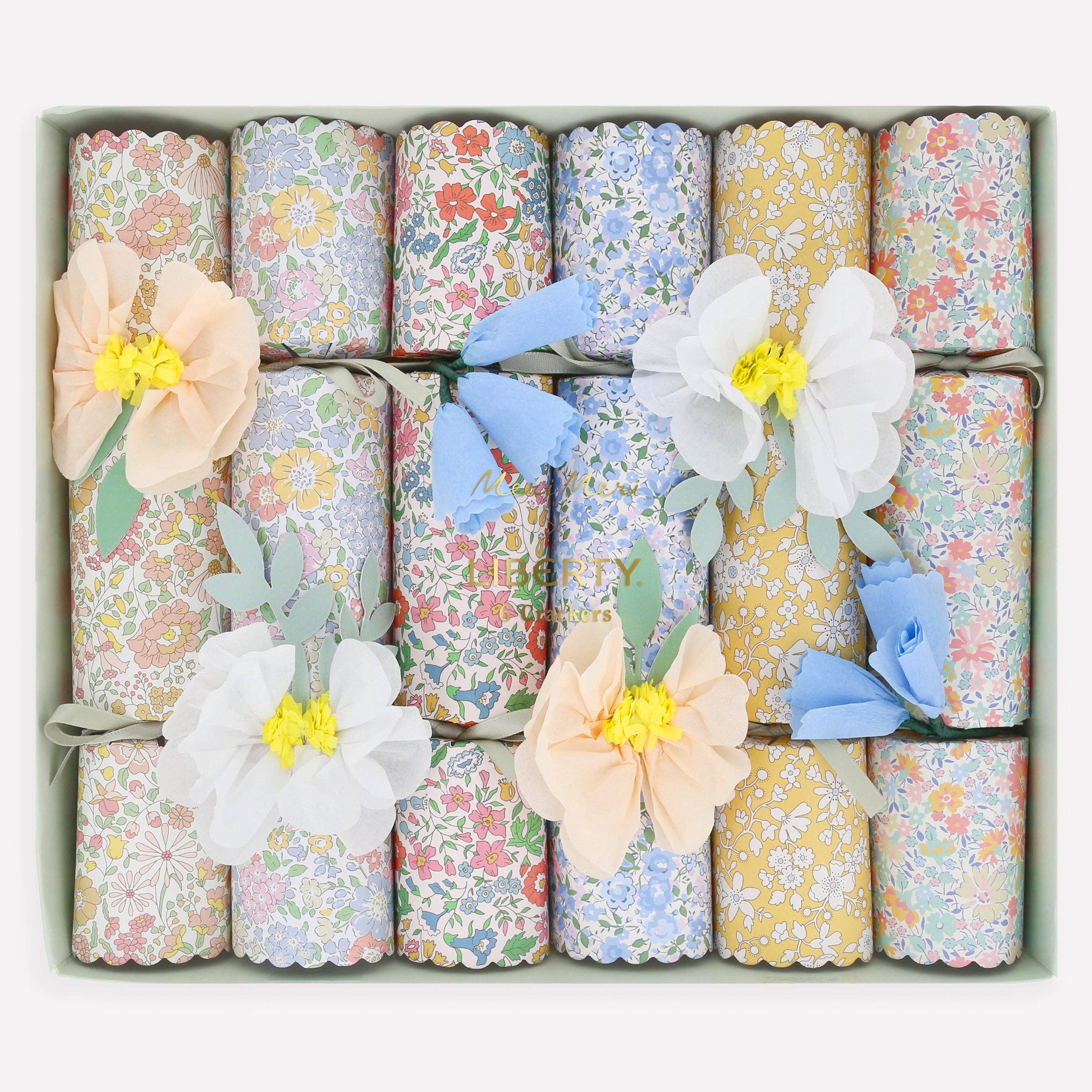Meri Meri x Liberty Paper Flower Crackers