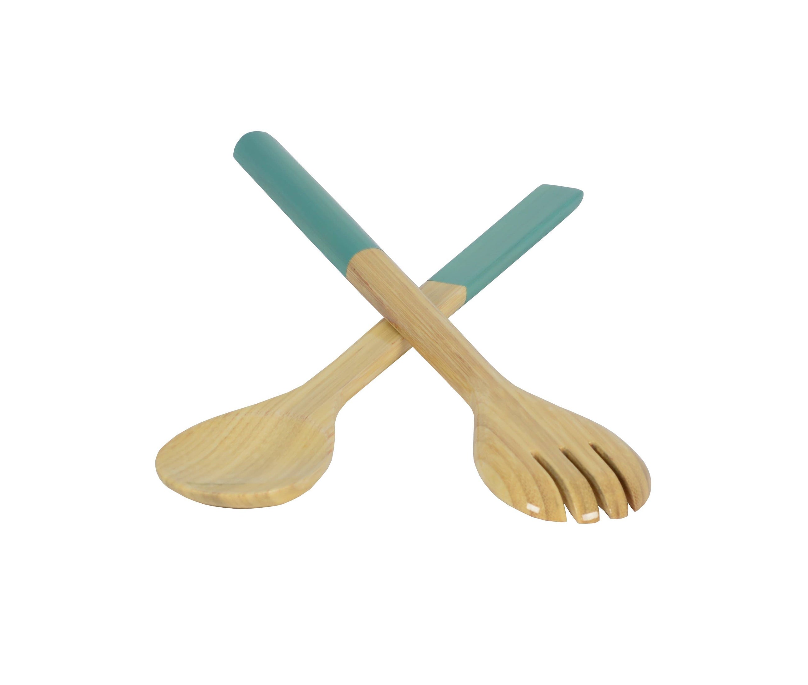 Bamboo 14.7 White Server Set