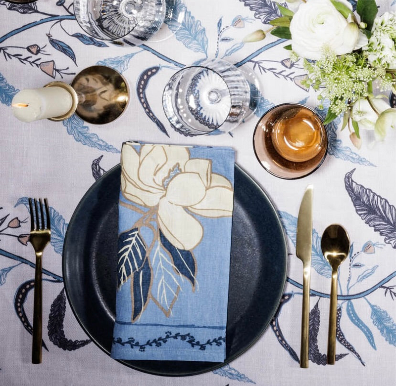 Lapis Magnolia Napkin