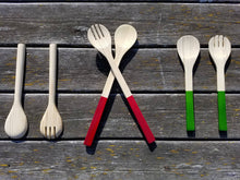 Bamboo 14.7 White Server Set